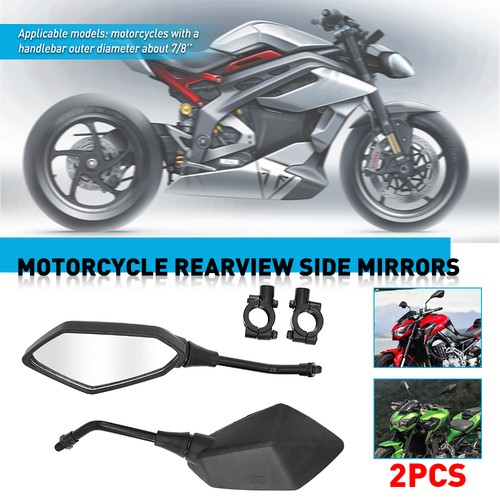 Motorcycle rear mirrors side - rear,